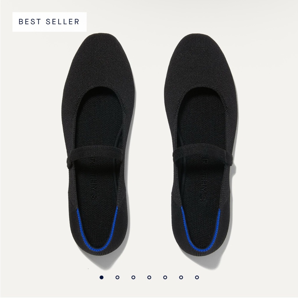 Rothy’s Square Black Mary Jane Shoes